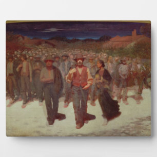 Fiumana (The Human Tide) 1895-96 (olie op doek) Fotoplaat