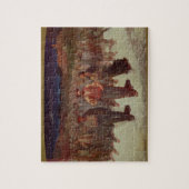 Fiumana (The Human Tide) 1895-96 (olie op doek) Legpuzzel (Verticaal)