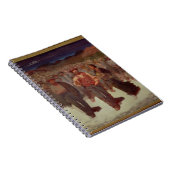 Fiumana (The Human Tide) 1895-96 (olie op doek) Notitieboek (Rechterzijde)