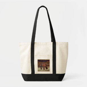 Fiumana (The Human Tide) 1895-96 (olie op doek) Tote Bag