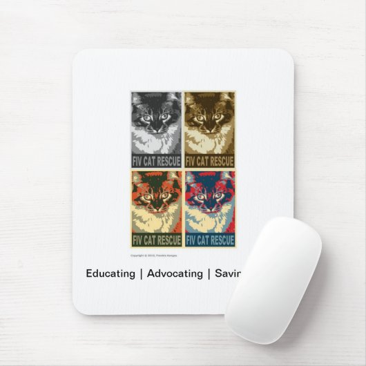 FIV Cat Rescue Muismat (Met muis)