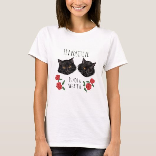 FIV+ T-shirt (Voorkant)