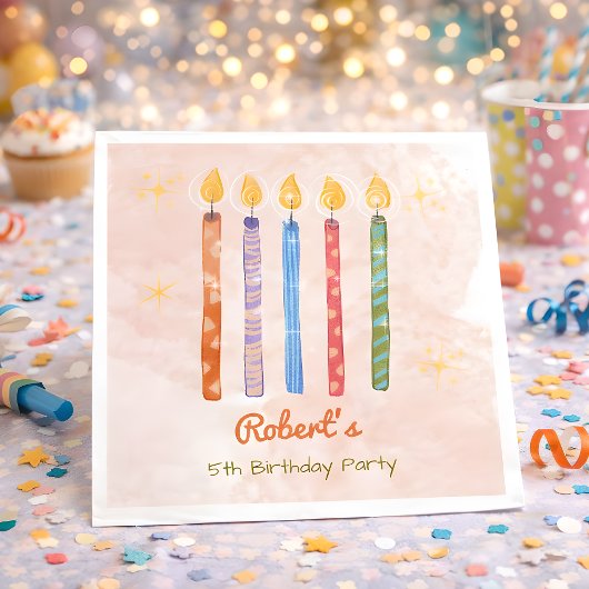 Five Candles Kids 5e verjaardag  Servet