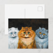 Five Cats by Louis Wain Briefkaart (Voorkant / Achterkant)