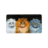 Five Cats by Louis Wain Etiket (Voorkant)