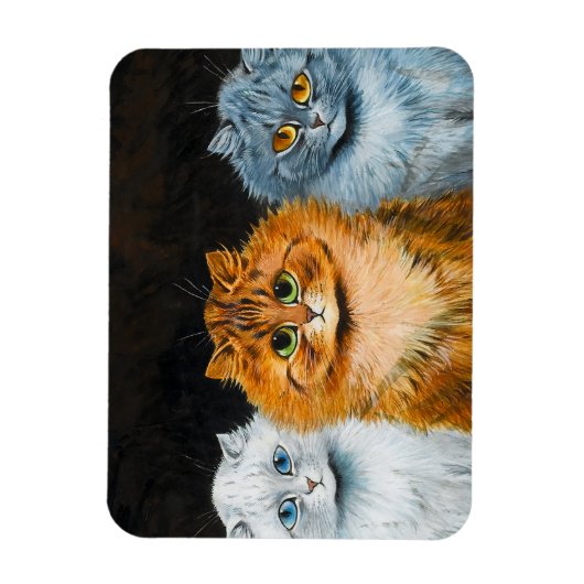 Five Cats by Louis Wain Magneet (Verticaal)