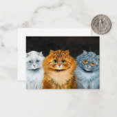 Five Cats by Louis Wain Notitiekaartje (Voorkant / Achterkant in situ)