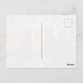 Five Cats on a Tree Branch Stained Glass Style Briefkaart (Achterkant)