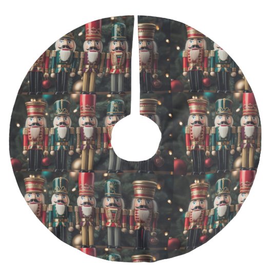 Five festive Christmas nutcrackers Kerstboom Rok (Voorkant)