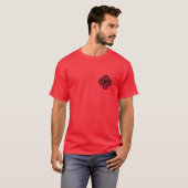 Five Fold Knot een Wolf funny funny T-shirt (Voorkant volledig)