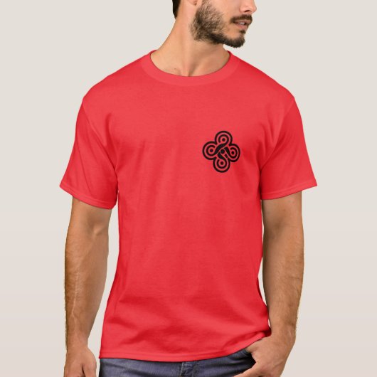 Five Fold Knot een Wolf funny funny T-shirt (Voorkant)
