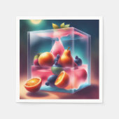 Five Fruits AI-kunst Servet (Voorkant)