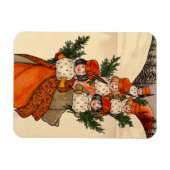 Five Girls With Furry Muffs - Florence Hardy Magneet (Horizontaal)