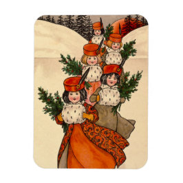 Five Girls With Furry Muffs - Florence Hardy Magneet