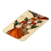 Five Girls With Furry Muffs - Florence Hardy Magneet (Linkerzijde)