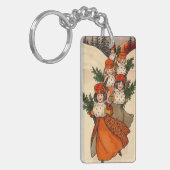 Five Girls With Furry Muffs - Florence Hardy Sleutelhanger (Voorkant Links)