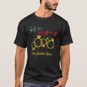 Five Golden Rings T Shirt Populaire Feestdagen Gif (Voorkant)