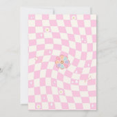 Five Is A Vibe Disco Rainbow 5th Birthday  Kaart (Achterkant)