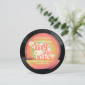 FIVE is een Vibe Groovy Retro Sunshine Rainbow Dai Kaart (Staand voorkant)