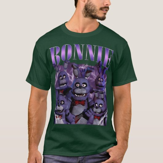 Five Nights At FreddyS Bonnie vrienden T-shirt (Voorkant)