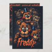 Five Nights at Freddy's Feestdagenkaart (Voorkant / Achterkant)