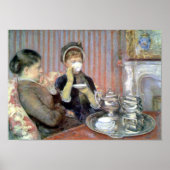 Five O'Clock Tea Mary Cassatt Fine Art Poster (Voorkant)