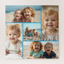Five Photo Template | Personalized Family Puzzle  Legpuzzel