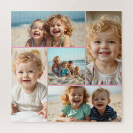 Five Photo Template | Personalized Family Puzzle  Legpuzzel