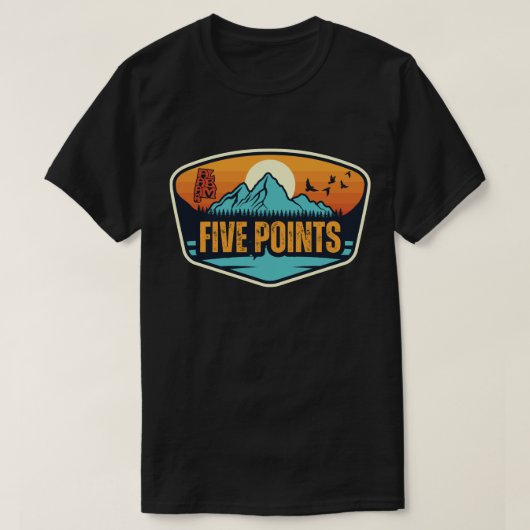 Five Points, Alabama T-shirt (Design voorkant)