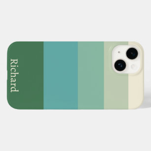 Five Shade Green Block Case-Mate iPhone 14 Hoesje