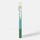 Five Shade Green Block Case-Mate iPhone Case (Achterkant / Links)