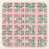 Five Square Coaster Kartonnen Onderzetters (Voorkant)