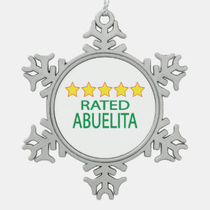 Five Star Oma Tin Sneeuwvlok Ornament