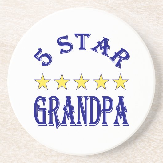 Five Star Opa Zandsteen Onderzetter (Voorkant)