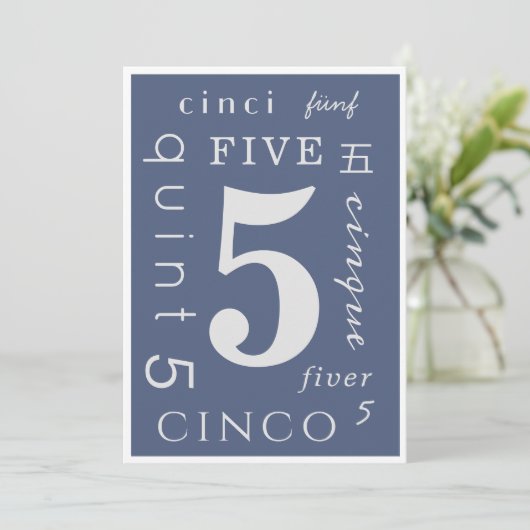 Five Years Sober Kaart (Staand voorkant)