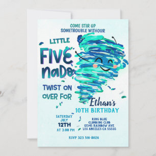 Fivenado Invitation Kaart