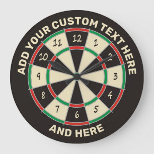 Fives Dart Board Grote Klok