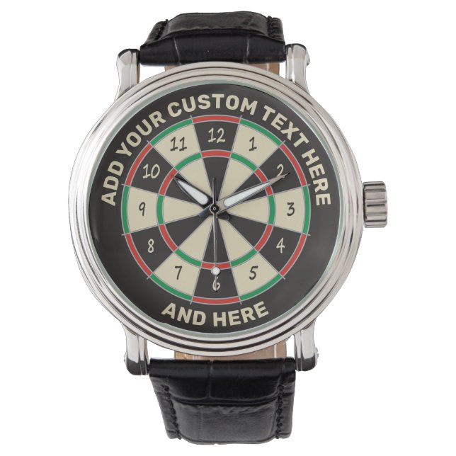 Fives Dart Board Horloge (Voorkant)