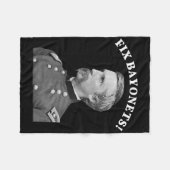 Fix Bayonets Burgeroorlog Quote Joshua Chamberlain Fleece Deken (Voorkant (Horizontaal))
