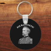 Fix Bayonets Burgeroorlog Quote Joshua Chamberlain Sleutelhanger (Voorkant)
