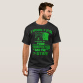 Fix Computer Ask IT-medewerkers, cyberwisser en be T-shirt (Voorkant volledig)