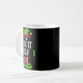 Fix It Elf Family Matching Group Christmas Koffiemok (Voorkant links)