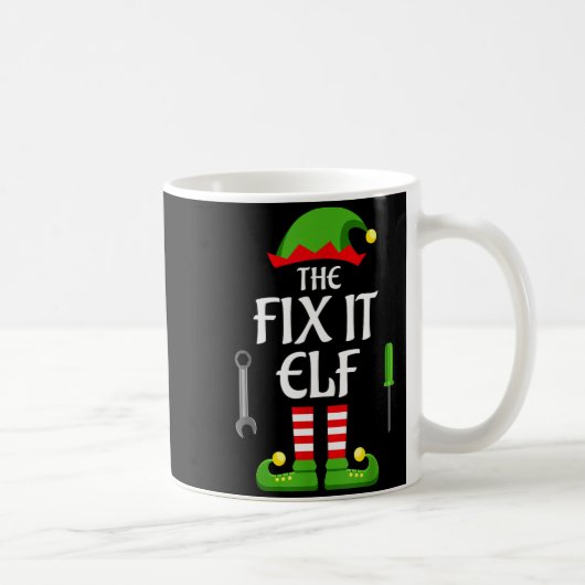 Fix It Elf Family Matching Group Christmas Koffiemok (Rechts)