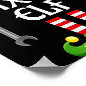 Fix It Elf Family Matching Group Christmas  Poster (Hoek)