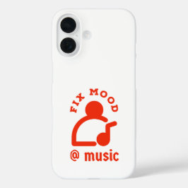 Fix Mood @By Muziek iPhone 16 Hoesje