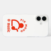Fix Mood @By Muziek Case-Mate iPhone Case (Achterkant (horizontaal))