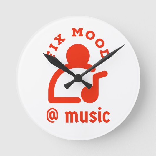 Fix Mood @By Muziek Muur Klok (Voorkant)