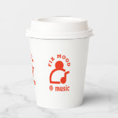 Fix Mood @By Muziek Papieren Bekers (Achterkant)