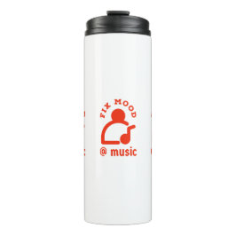 Fix Mood @By Muziek Thermische Tumbler Thermosbeker