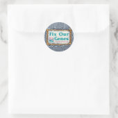 FIX ONZE GENEN RONDE STICKER (Tas)